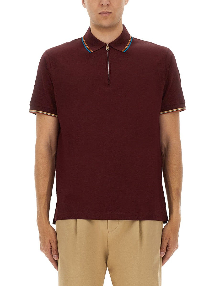 PAUL SMITH ZIP POLO.