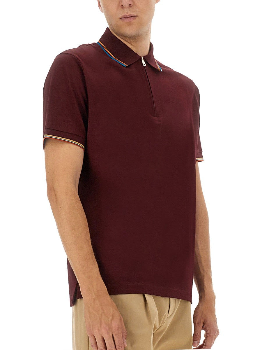 PAUL SMITH ZIP POLO.