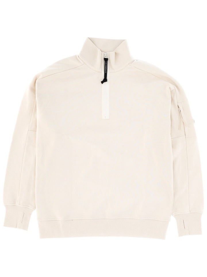 C.P. COMPANY ZIP SWEATSHIRT.