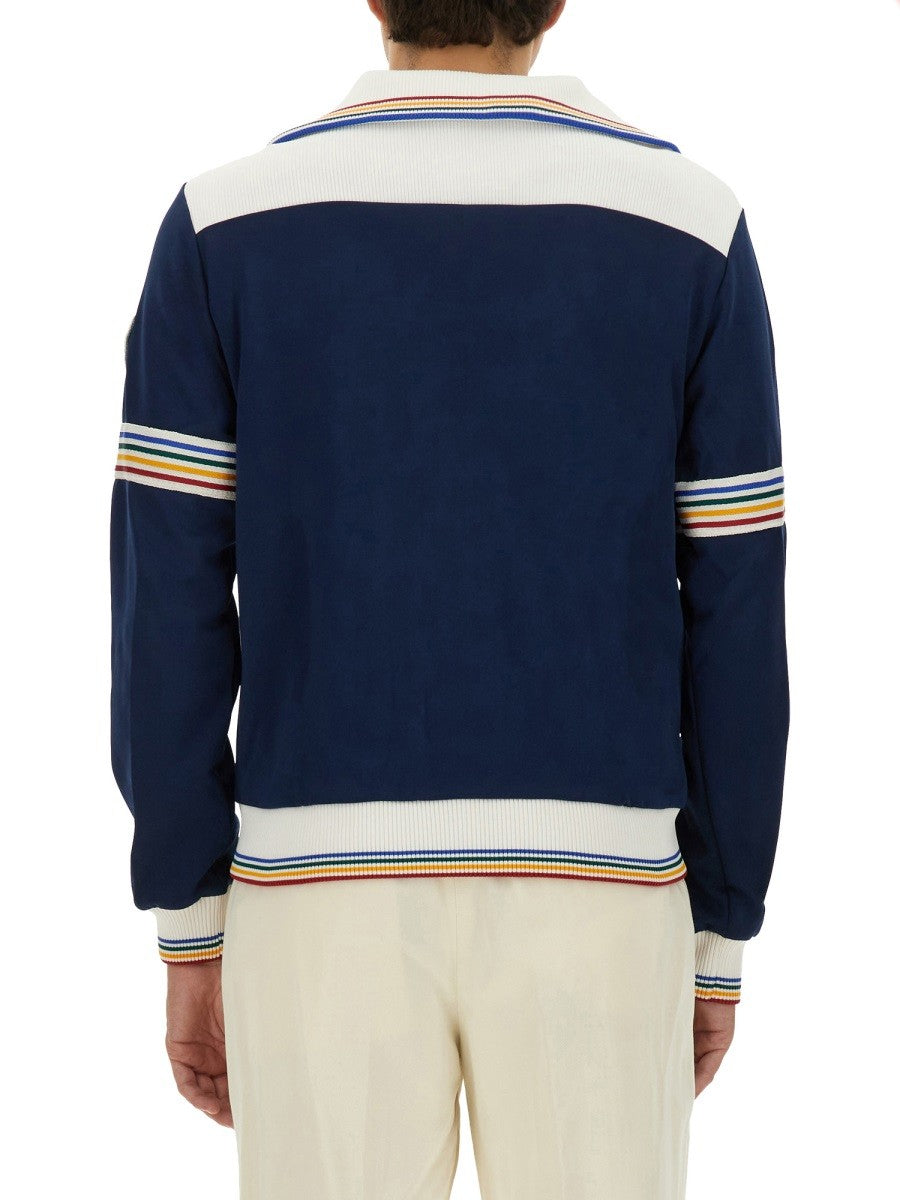 CASABLANCA ZIP SWEATSHIRT.