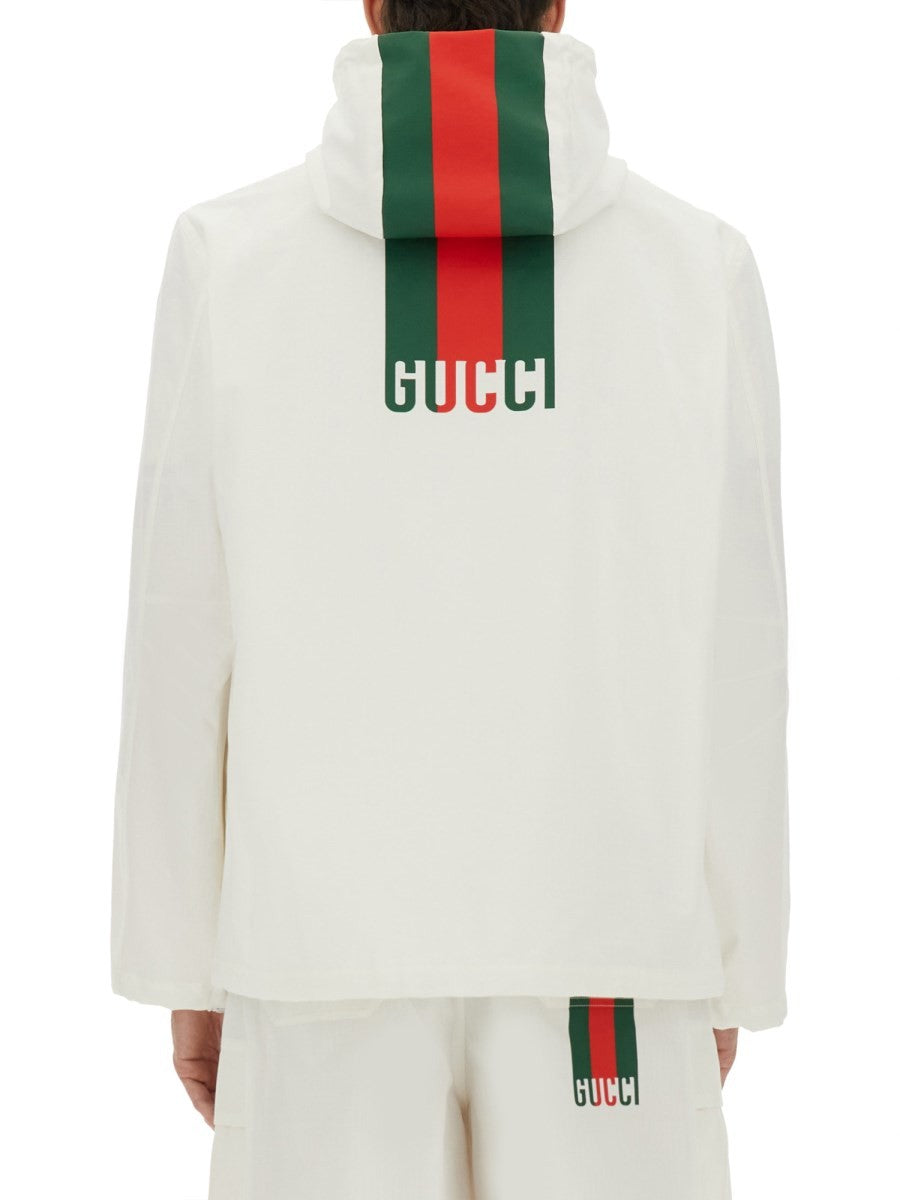 Gucci ZIPPER SWEATSHIRT "WEB"