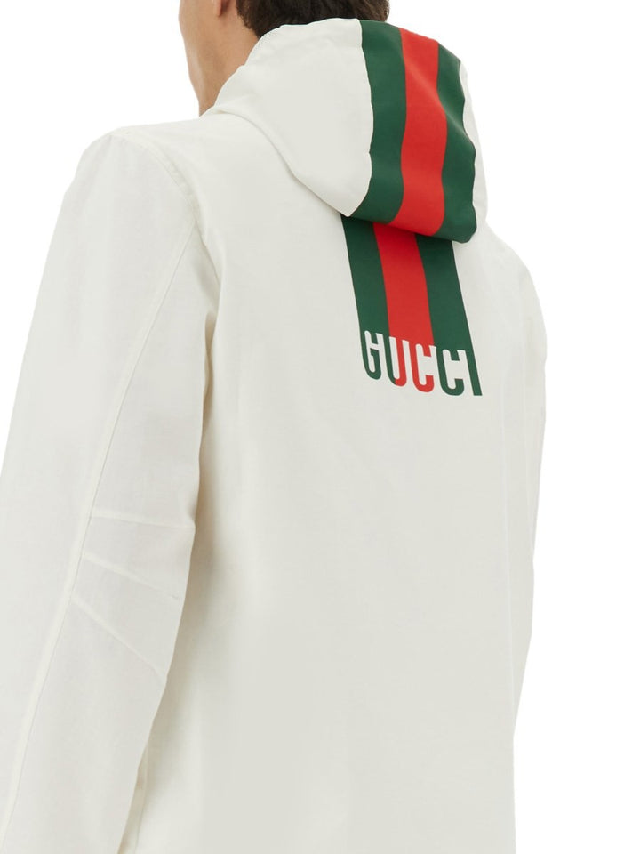 Gucci ZIPPER SWEATSHIRT "WEB"