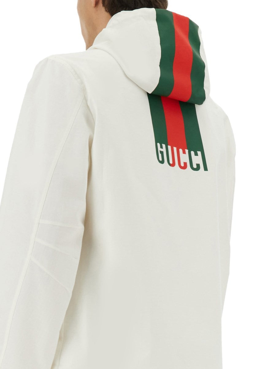 Gucci ZIPPER SWEATSHIRT "WEB"