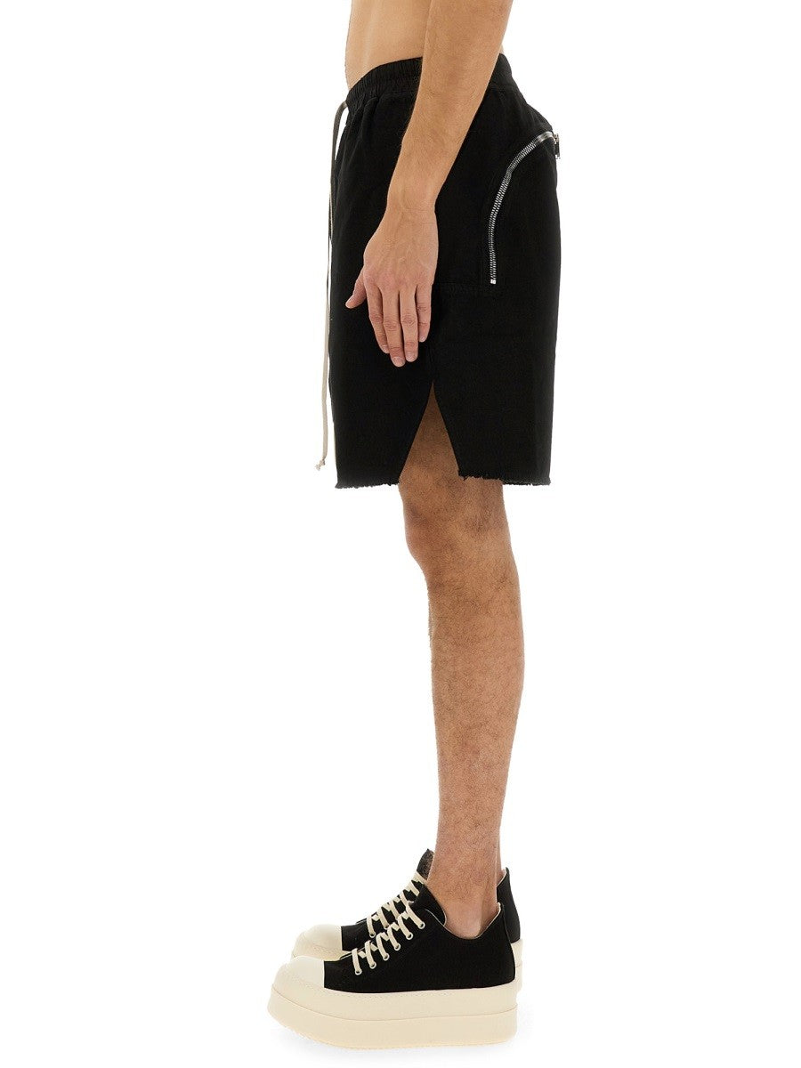 RICK OWENS DRKSHDW ZIPPERED BOXER SHORTS