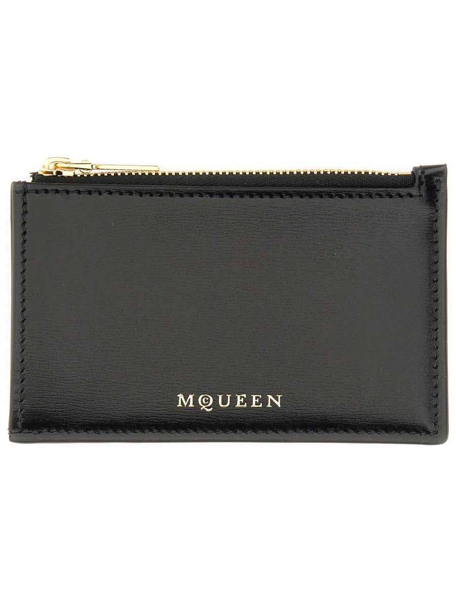 Alexander Mcqueen ZIPPERED CARD HOLDER