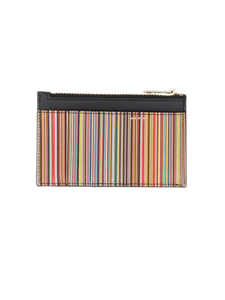 PAUL SMITH ZIPPERED CARD HOLDER