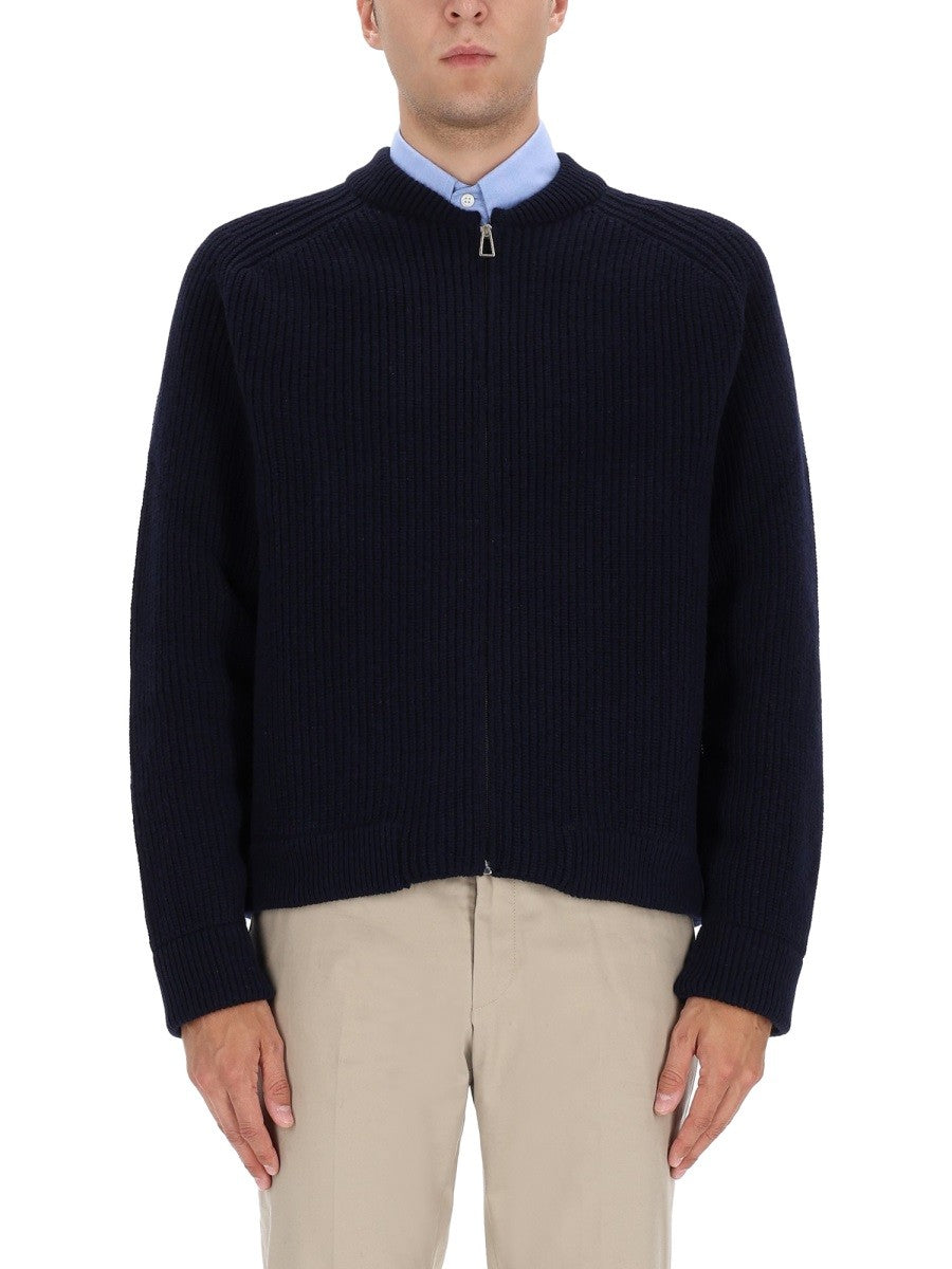 PS BY PAUL SMITH ZIPPERED CARDIGAN