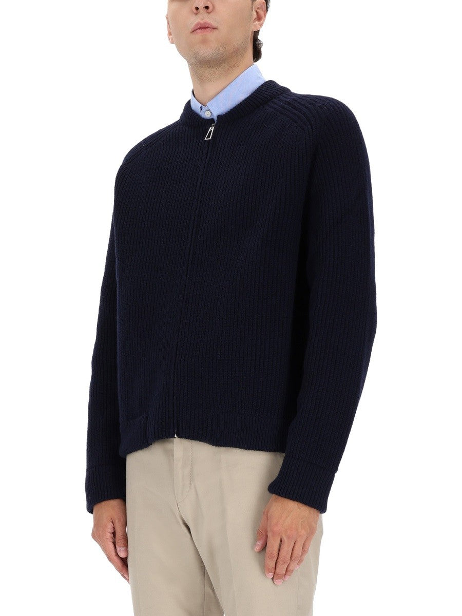 PS BY PAUL SMITH ZIPPERED CARDIGAN