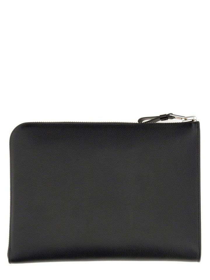 TOM FORD ZIPPERED LEATHER PORTFOLIO
